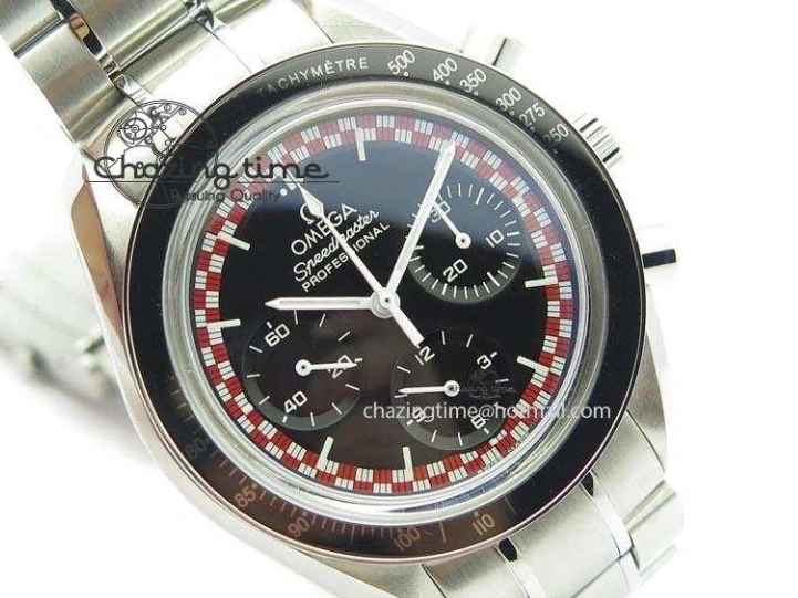 1222 Speedmaster SS 2013 Pro Racing On SS Bracelet Manual Winding Chrono Movement UrbanStyle 8230